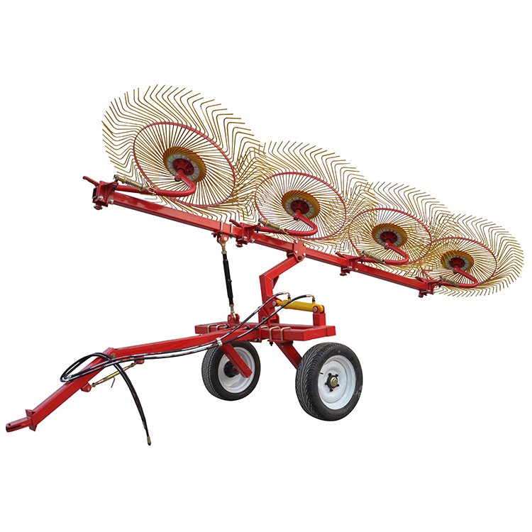 Three-point Suspension Working Width 2.3m 4 Wheel Rake