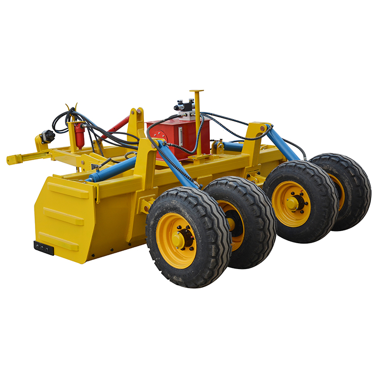 Tractor Traction 2.8m-3.5m Working Width Satellite land grader with 4 wheels